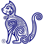 Pictish Cat - Blue